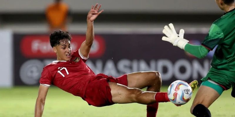 Diễn biến trong trận đấu giữa Indonesia và Turkmenistan