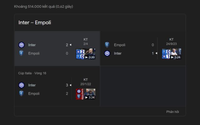 Nhận định về trận đấu Empoli với Inter Milan