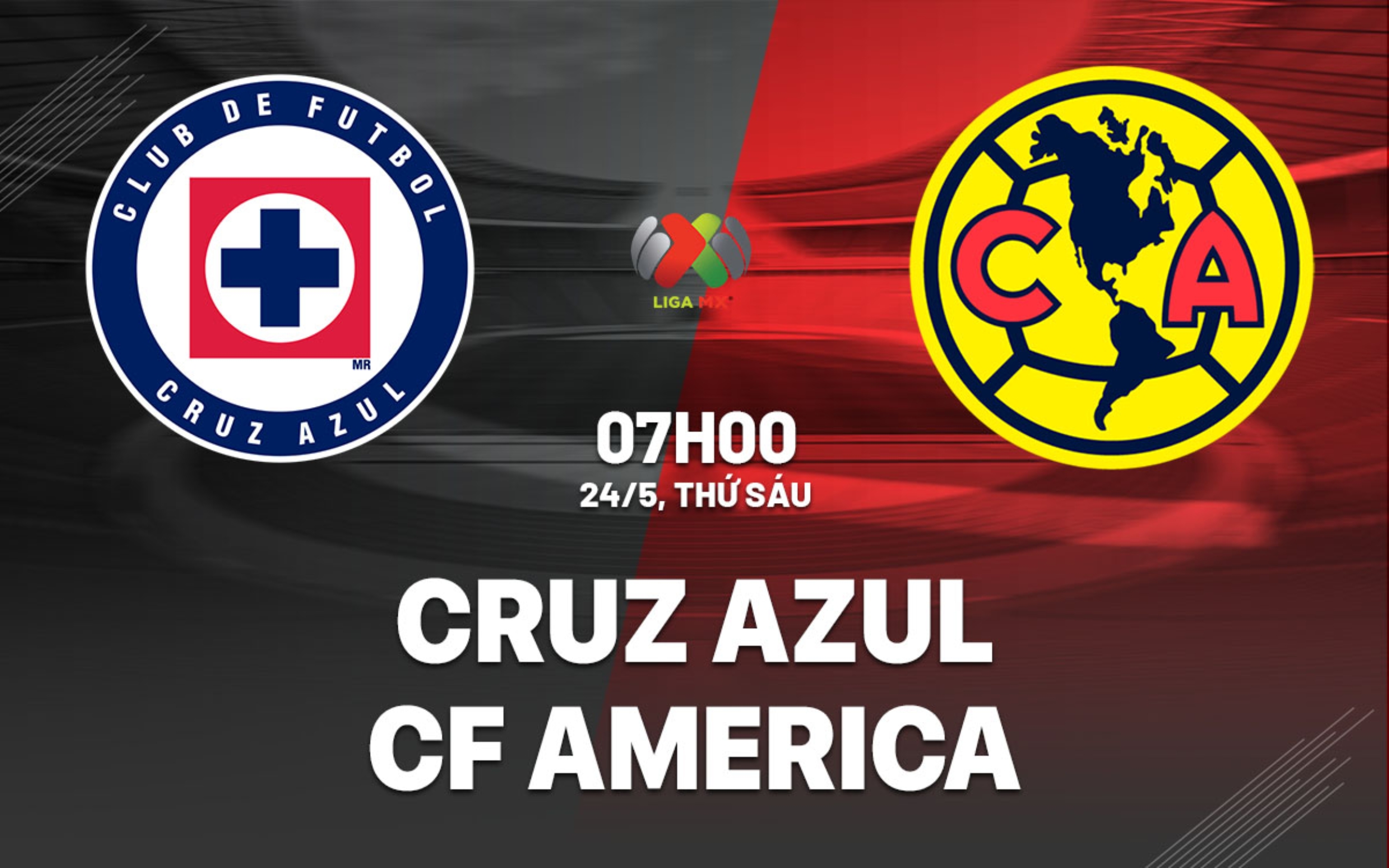 Trận chung kết giữa Cruz Azul vs Club America trong mùa giải Mexico
