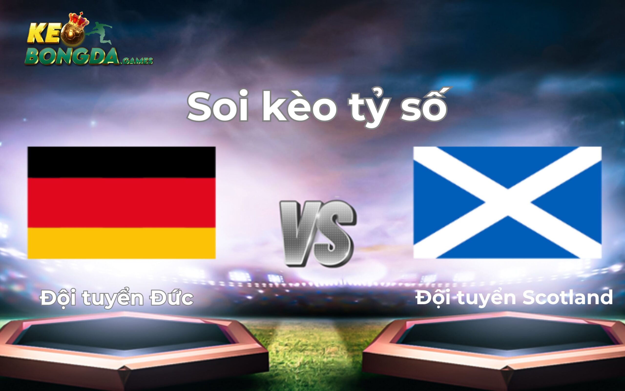 Soi kèo trận đấu Đức vs Scotland trong VCK Euro 2024