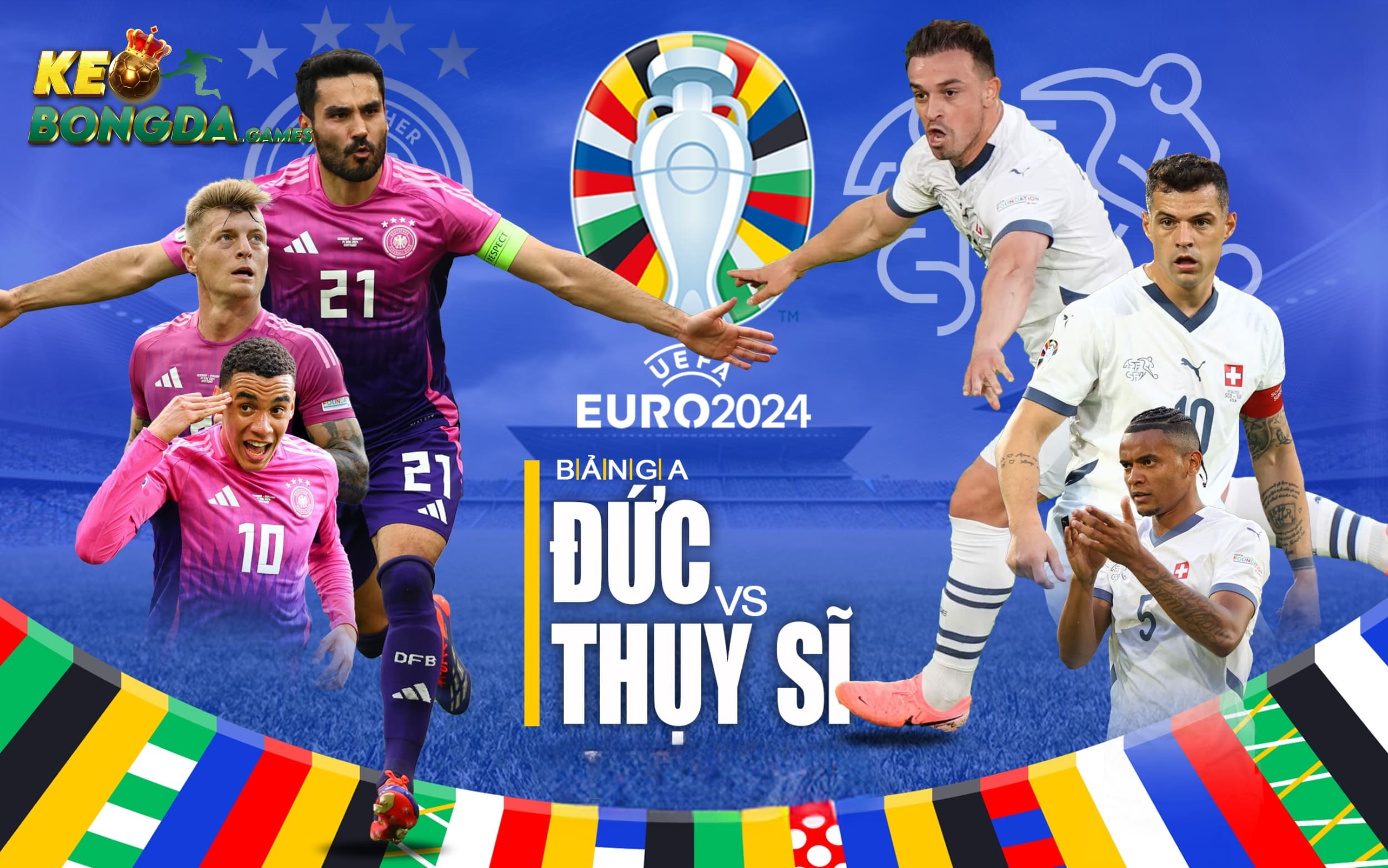 Thông tin mới nhất về trận đấu giữa Thuỵ Sĩ vs Đức