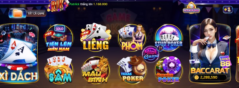 Rikvip có giao diện chuẩn chỉnh, không bị lỗi